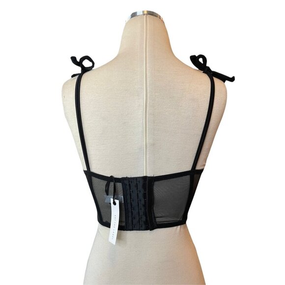 KAT THE LABEL Femme Bustier in Black Medium Womens Strapless Corset - Picture 8 of 14